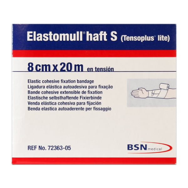 Elastomull Haft S (Tensoplus Lite) 8 cm x 20 metros: Ligadura elástica cohesiva